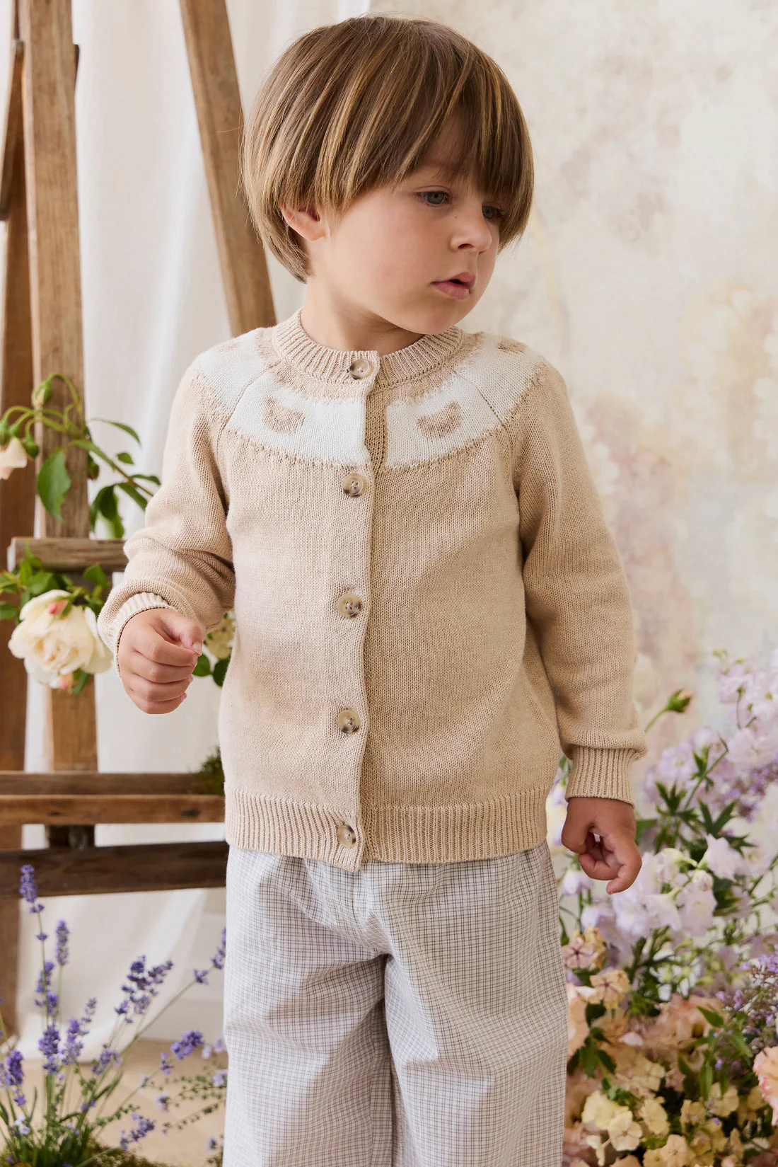 Riley Cardigan - Wheaten Marle by Jamie Kay - FINAL SALE - Image 4