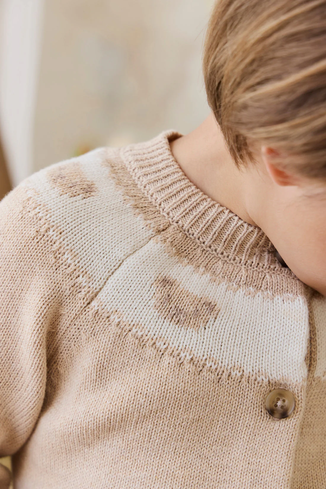 Riley Cardigan - Wheaten Marle by Jamie Kay - FINAL SALE - Image 6