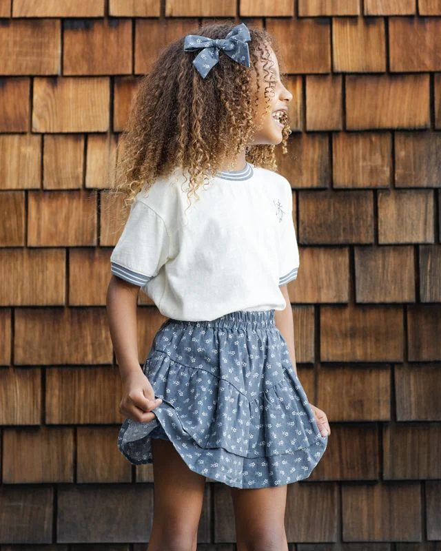 Ringer Tee - Anchor Bow by Rylee + Cru - Image 13