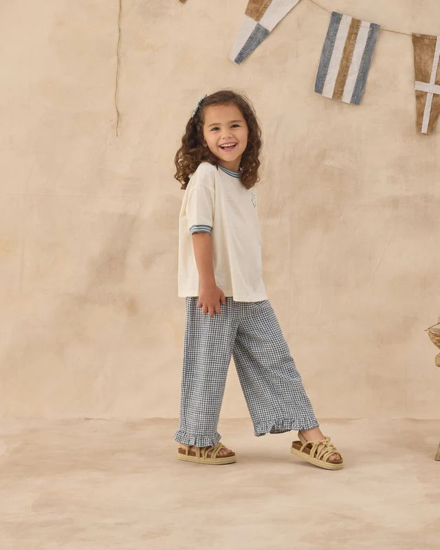 Ringer Tee - Anchor Bow by Rylee + Cru - Image 3