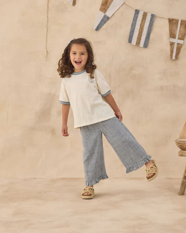 Ringer Tee - Anchor Bow by Rylee + Cru - Image 4