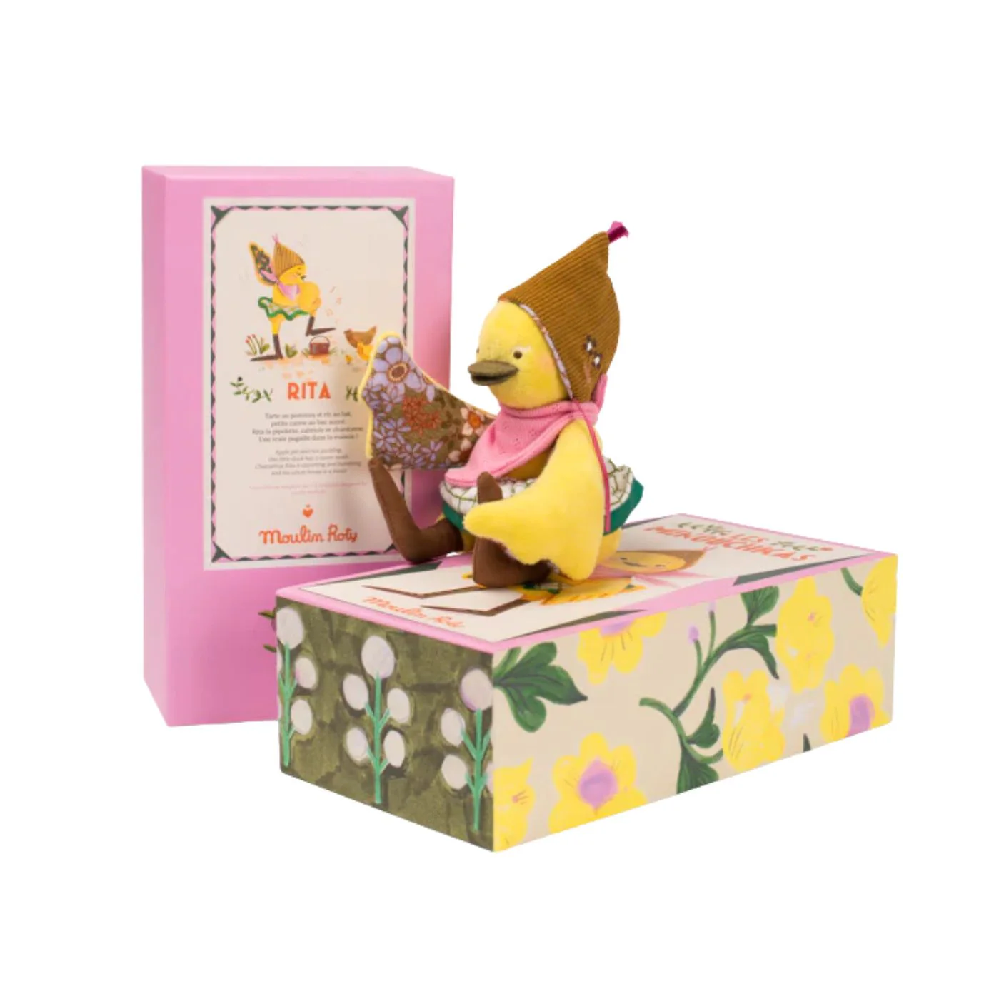 Rita the Duck (The Minouchkas) Stuffed Toy by Moulin Roty