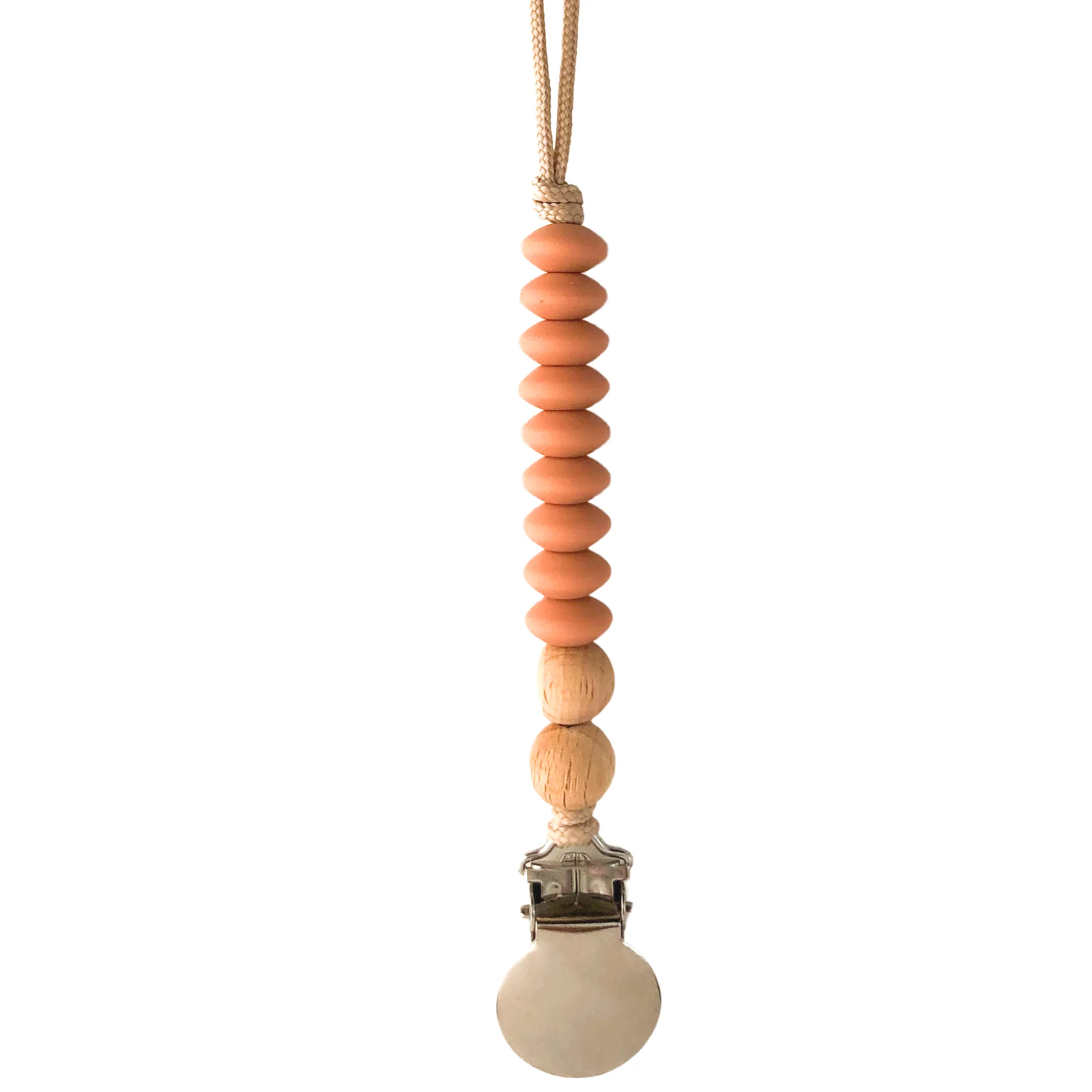 River Pacifier Clip - Sand Dunes by Pretty Please Teethers