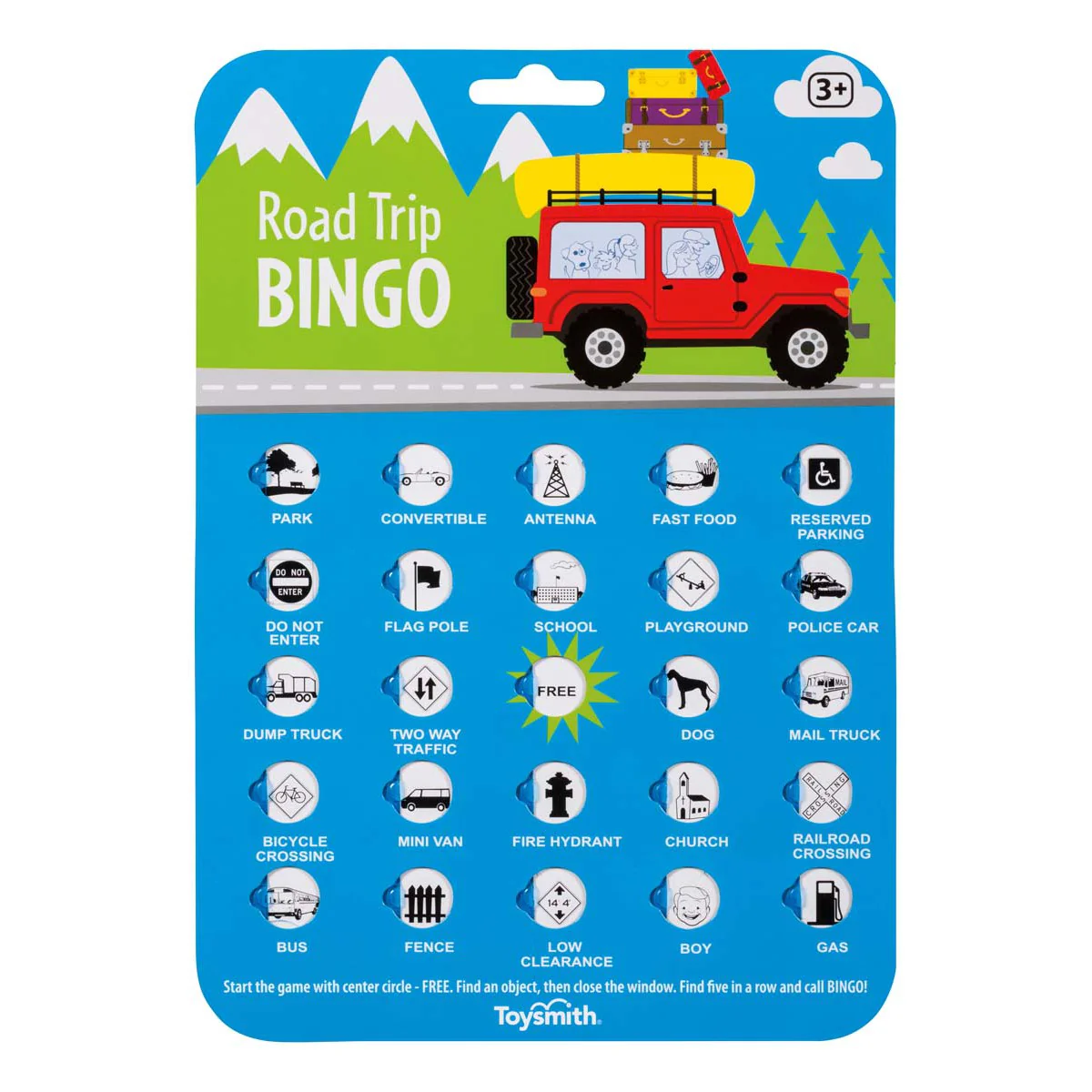 Road Trip Bingo Travel Game (1 Unit Assorted) by Toysmith - Image 4