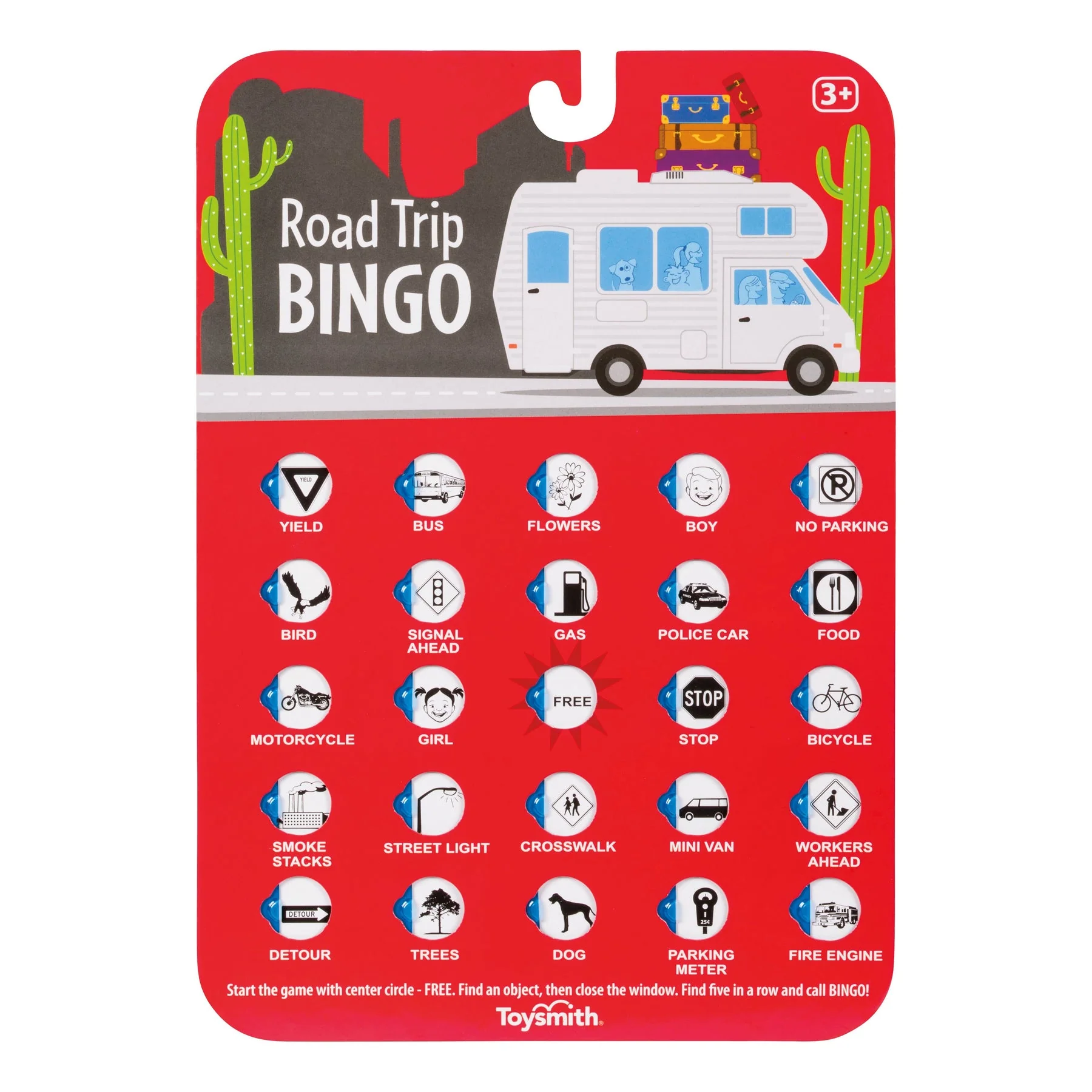 Road Trip Bingo Travel Game (1 Unit Assorted) by Toysmith - Image 5