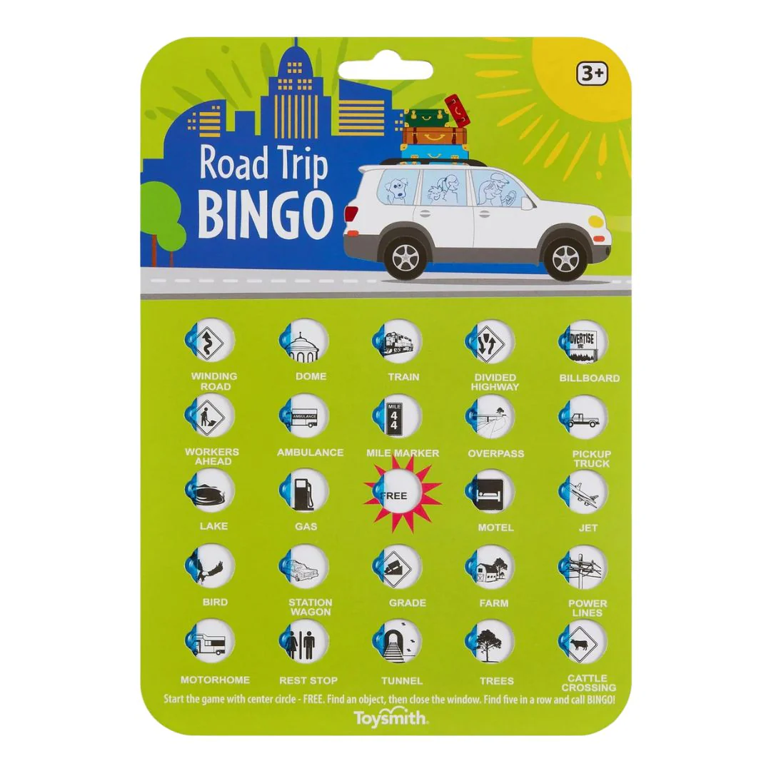 Road Trip Bingo Travel Game (1 Unit Assorted) by Toysmith - Image 6