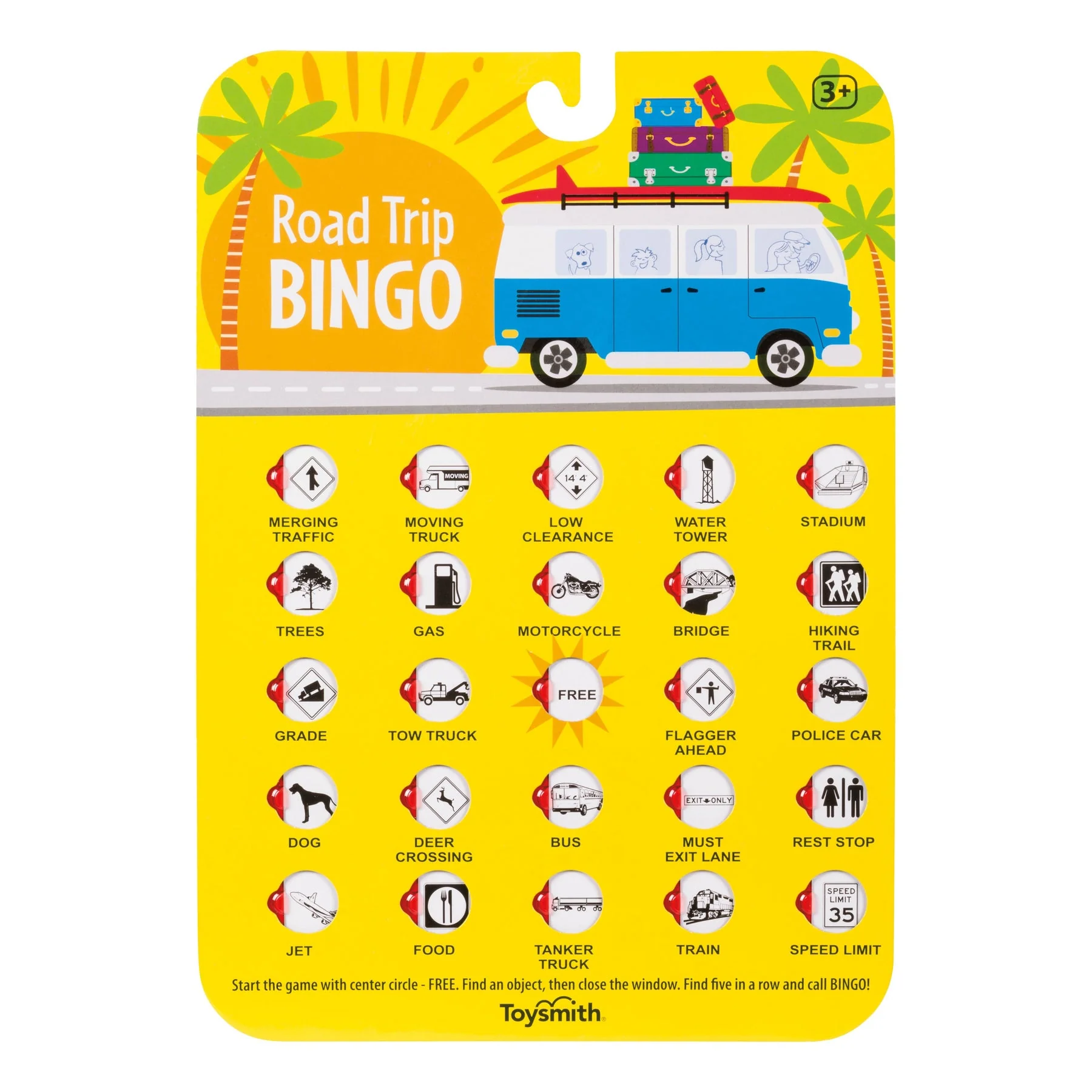 Road Trip Bingo Travel Game (1 Unit Assorted) by Toysmith - Image 7