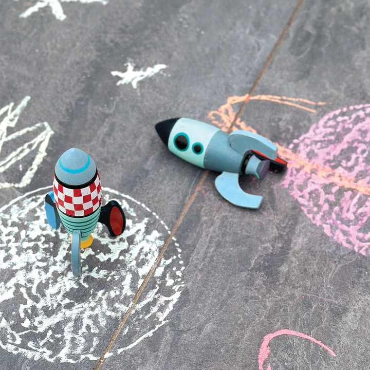 Rocket Construction Wooden Toy by Tender Leaf Toys - Image 13