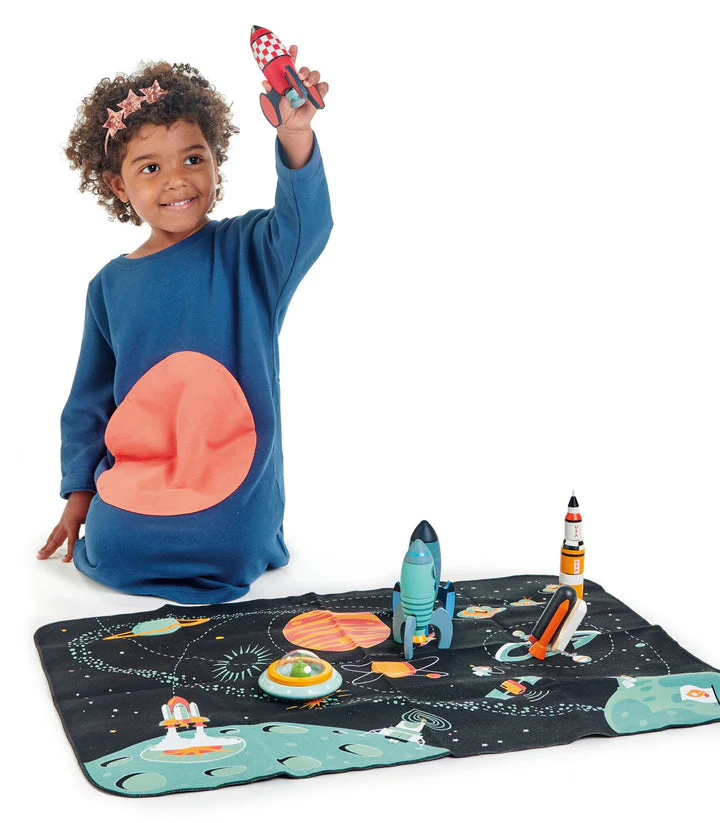 Rocket Construction Wooden Toy by Tender Leaf Toys - Image 5