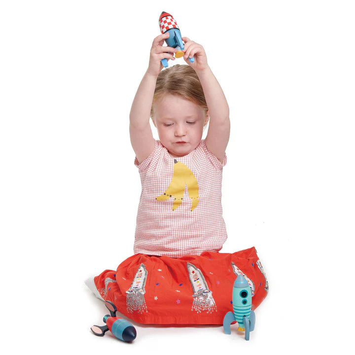 Rocket Construction Wooden Toy by Tender Leaf Toys - Image 8