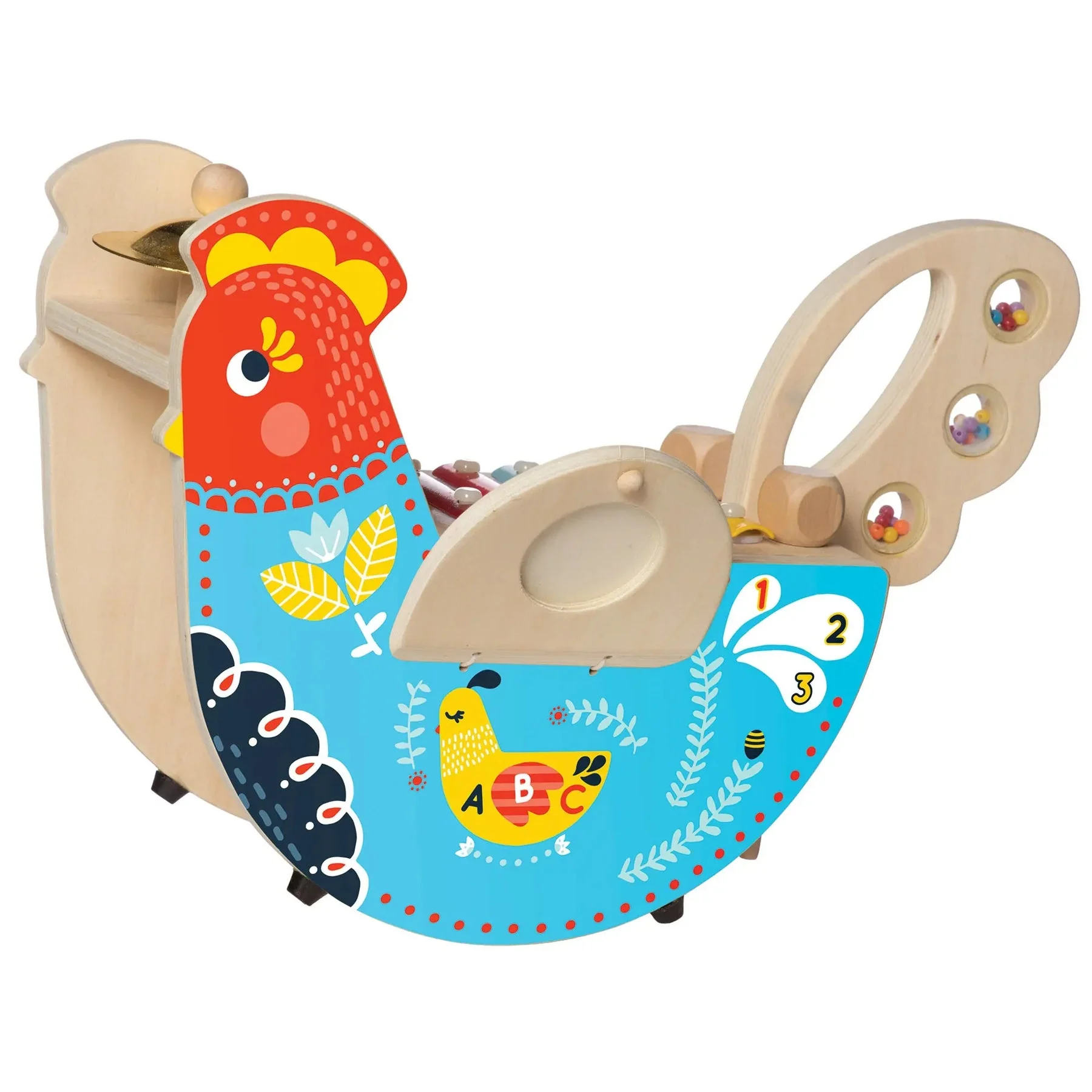 Rocking Musical Chicken by Manhattan Toy - Image 3