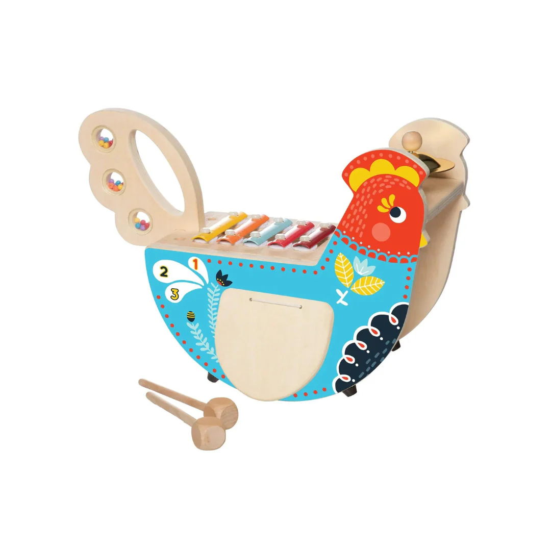 Rocking Musical Chicken by Manhattan Toy - Image 4