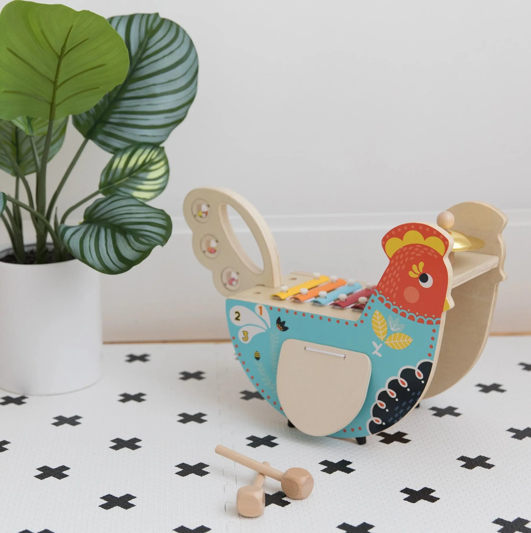 Rocking Musical Chicken by Manhattan Toy - Image 7