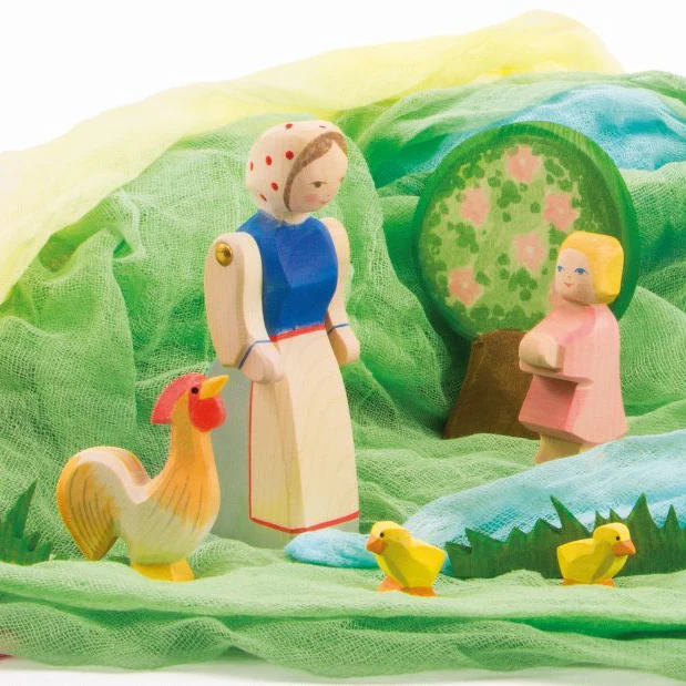 Rooster - Ochre by Ostheimer Wooden Toys - Image 3