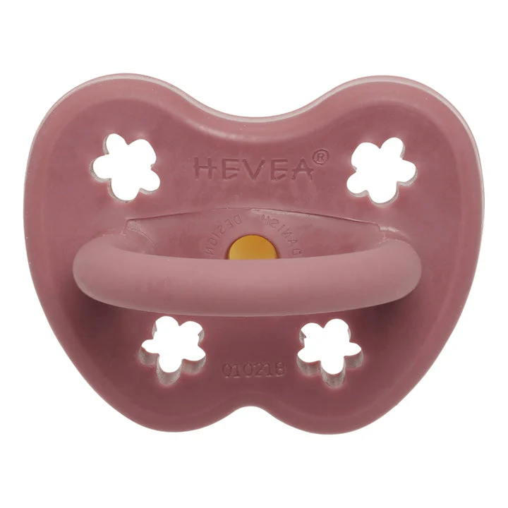 Round Natural Rubber Pacifier - Rosewood by Hevea - Image 2