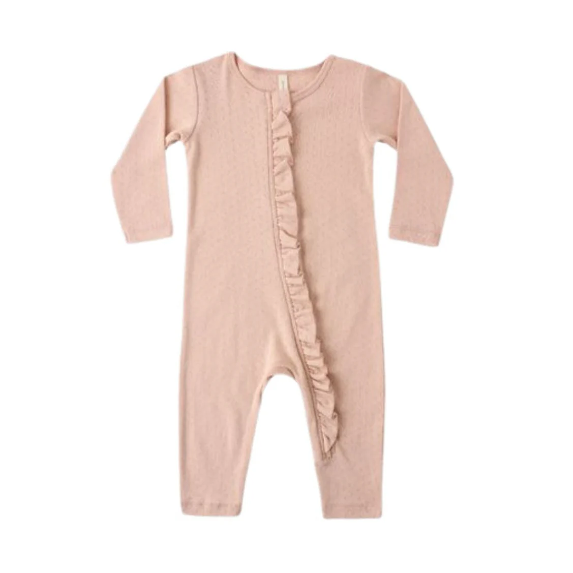 Ruffle Jumpsuit - Melon by Quincy Mae