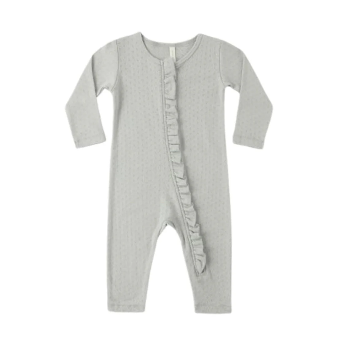 Ruffle Jumpsuit - Sage by Quincy Mae