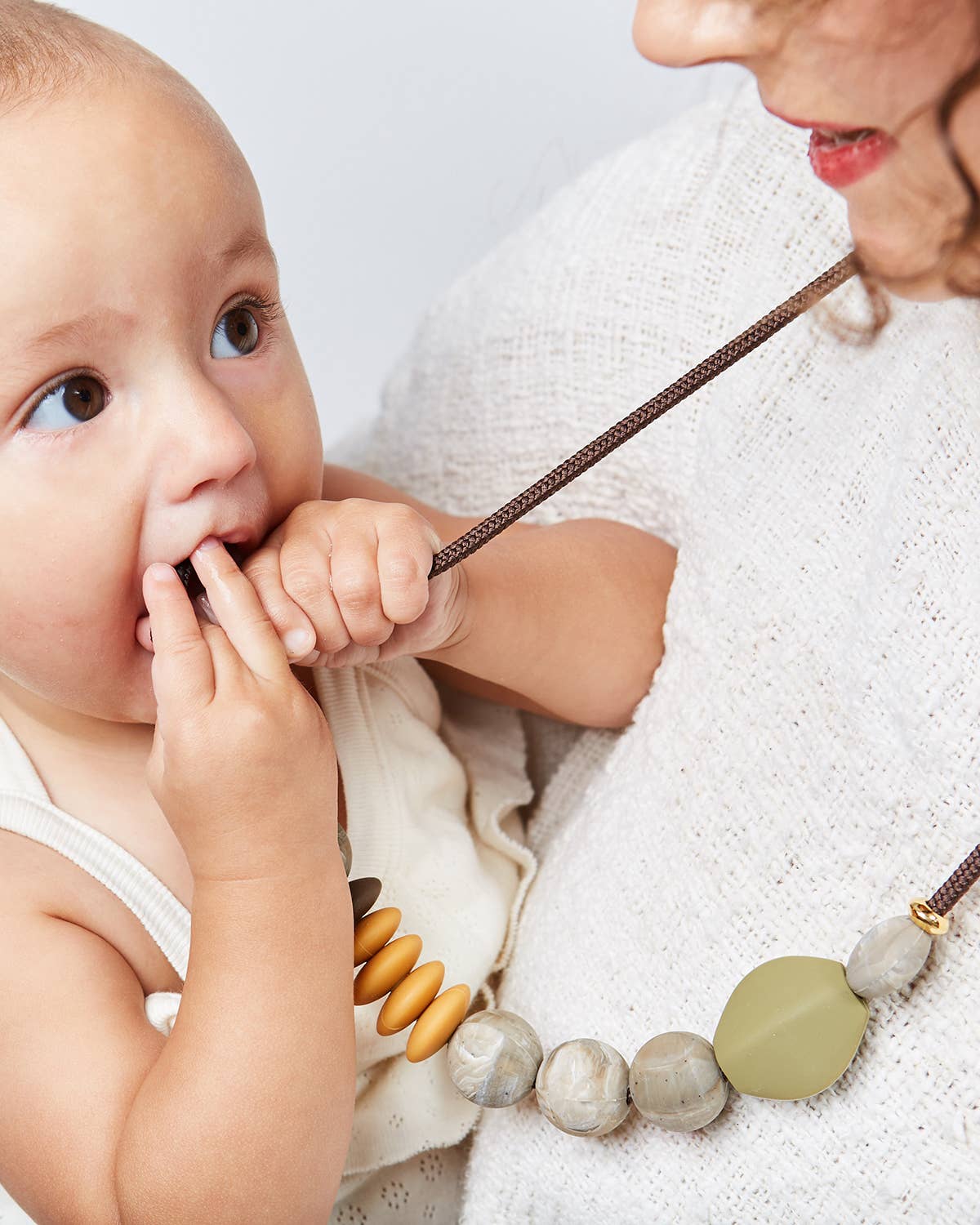 Saddle Signature Teething Necklace by January Moon - Image 4