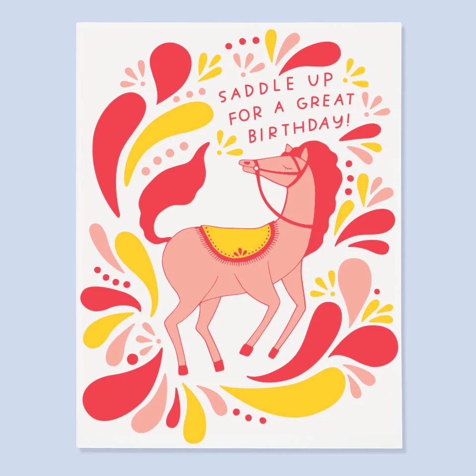 Saddle Up Birthday Card by The Good Twin