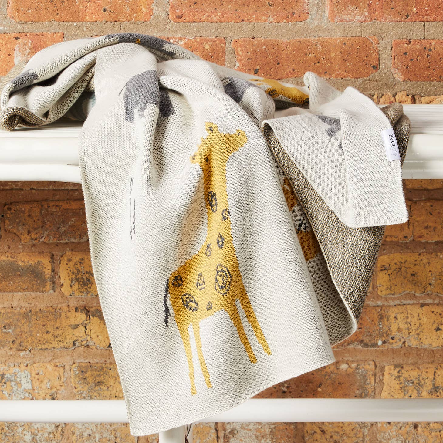 Safari Knit Baby Blanket by Pyar - Image 2