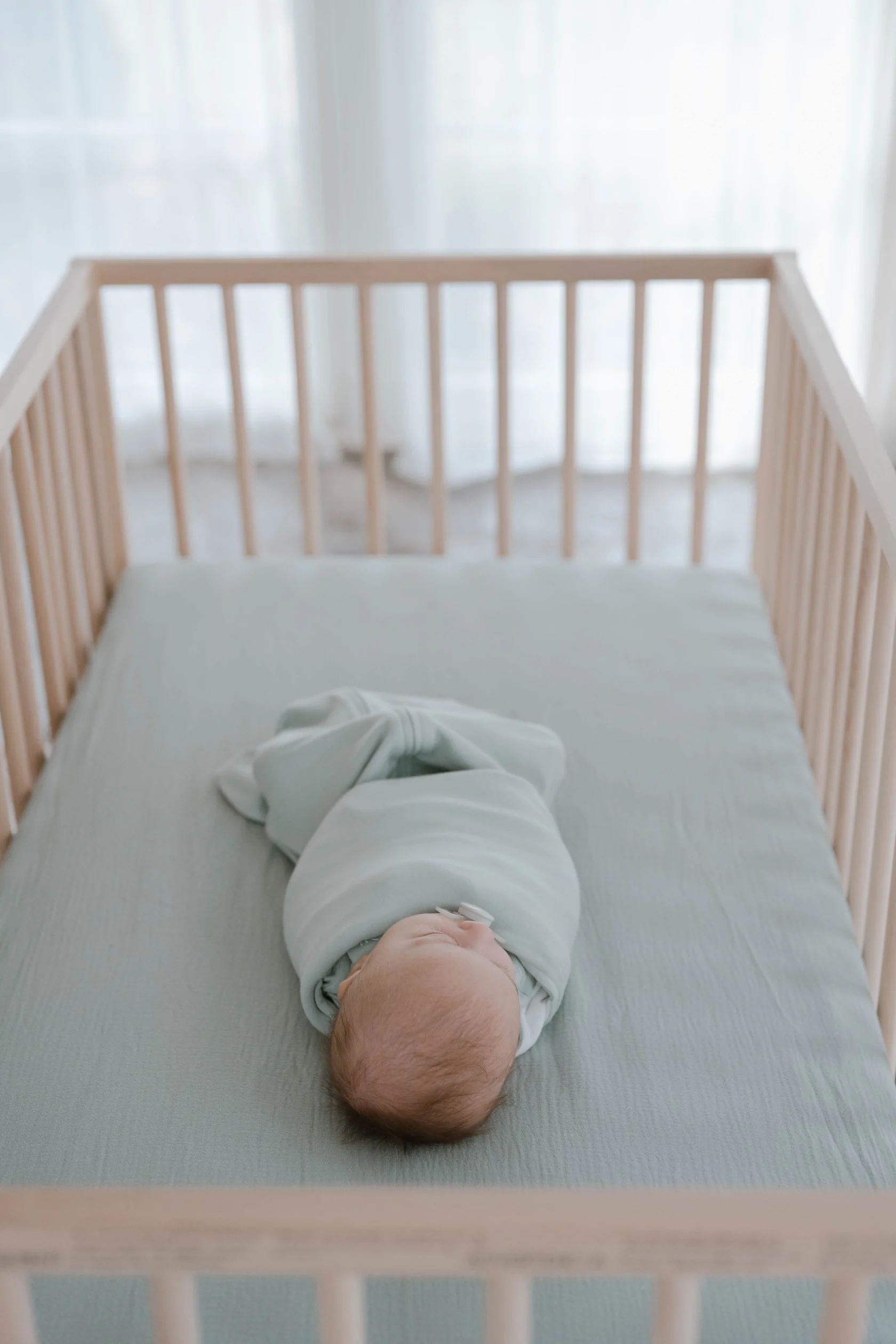 Sage Green Swaddle - Medium/Large (12-17 Lbs) by The Butterfly Swaddle - Image 6