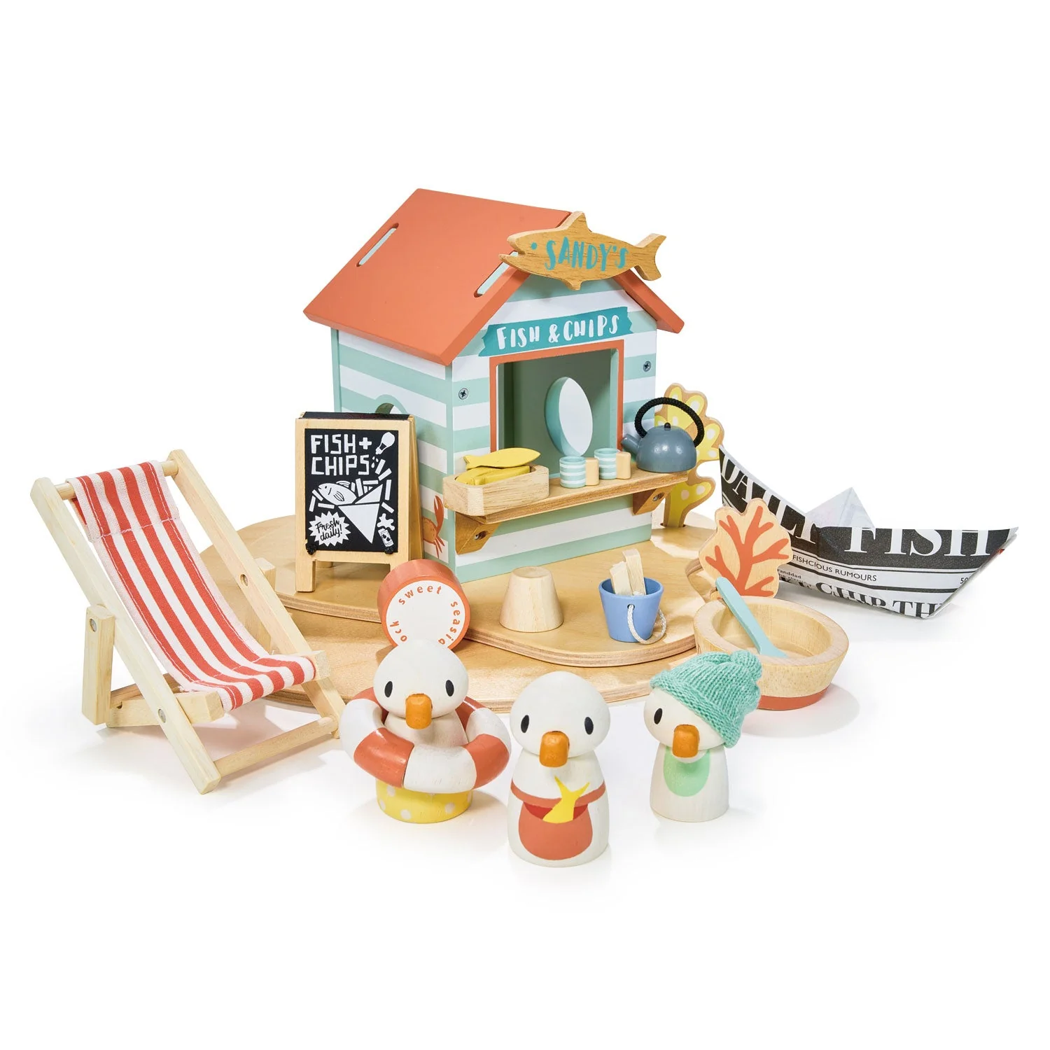 Sandy's Beach Hut by Tender Leaf Toys - Image 7