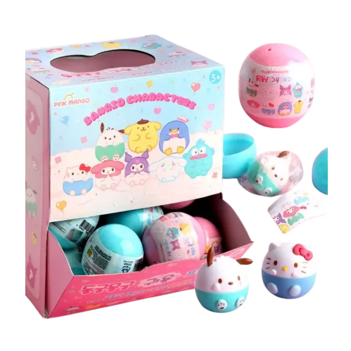 Sanrio Characters Adorable Round Figure Blind Capsule (1 Unit Assorted) by K-Wonderland