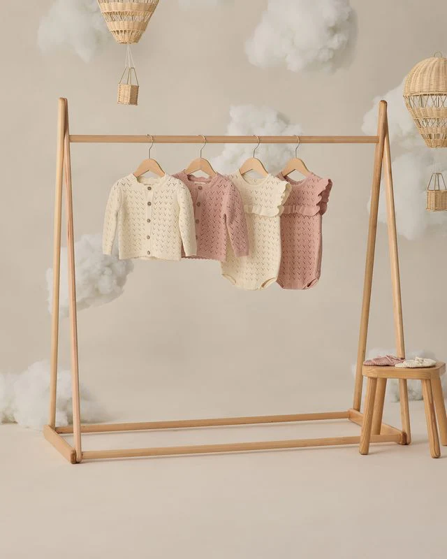 Scalloped Cardigan - Natural by Quincy Mae - Image 13