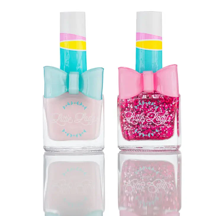 Scented Nail Polish - Cotton Candy Tail Duo by Little Lady Products - Image 2