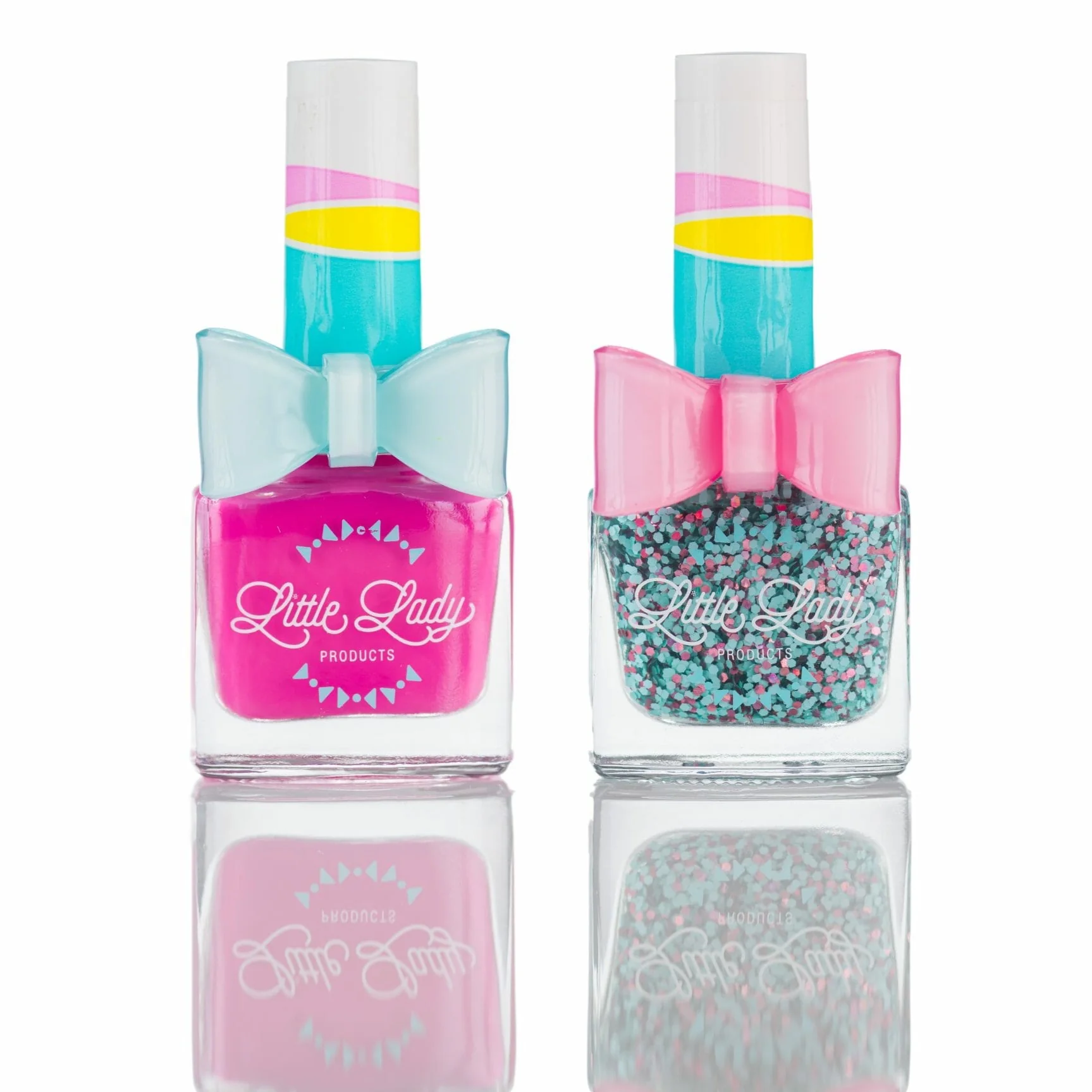 Scented Nail Polish - Flamingo Dino Duo by Little Lady Products - Image 2