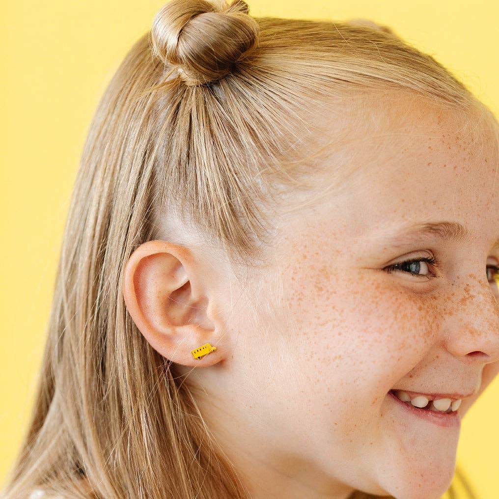 School Bus Earrings by Pip Pop Post - Image 2