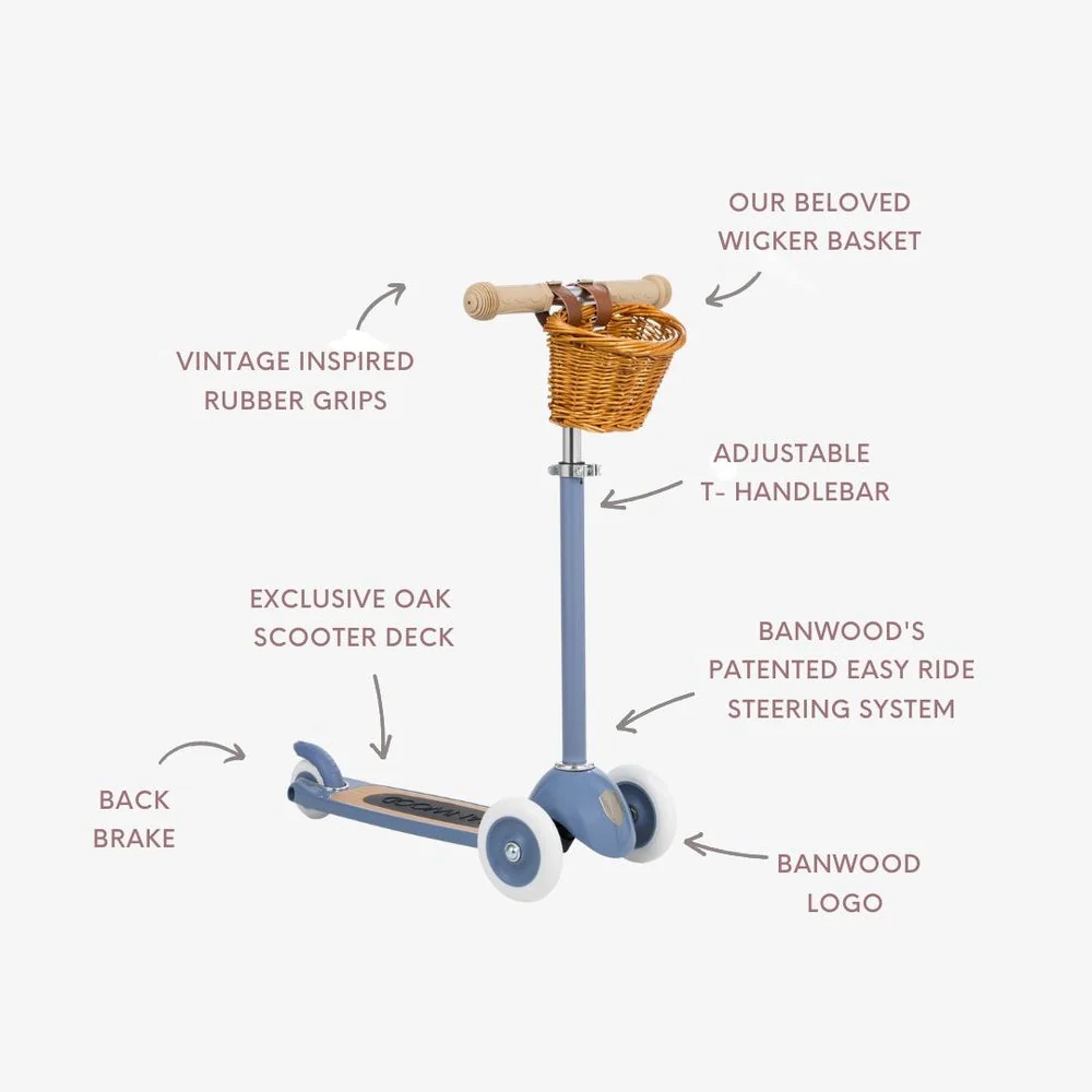 Scooter Vintage - Blue by Banwood - Image 3