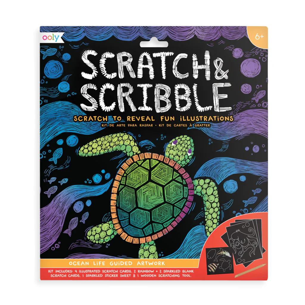 Scratch & Scribble - Ocean Life by OOLY