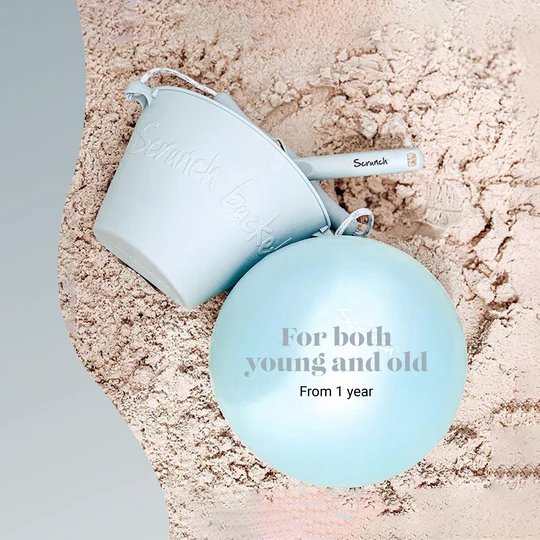 Scrunch Beach Bucket - Duck Egg Blue by DAM - Image 6