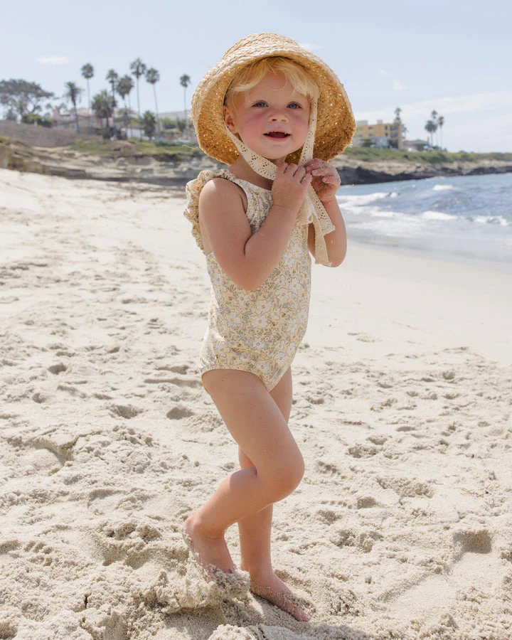 Scrunch One-Piece - Lemon Meadow by Rylee + Cru - Image 4