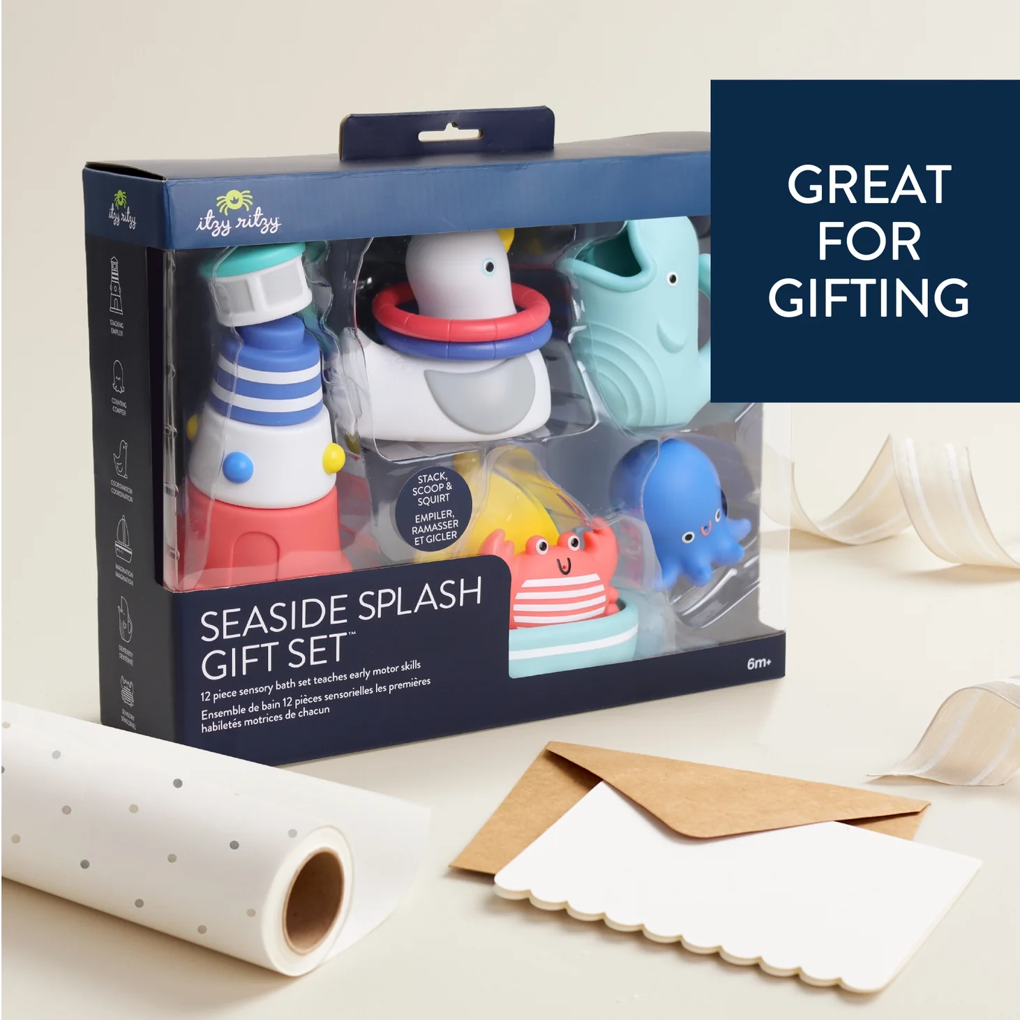 Seaside Splash Gift Set Bath + Water Toys by Itzy Ritzy - Image 4