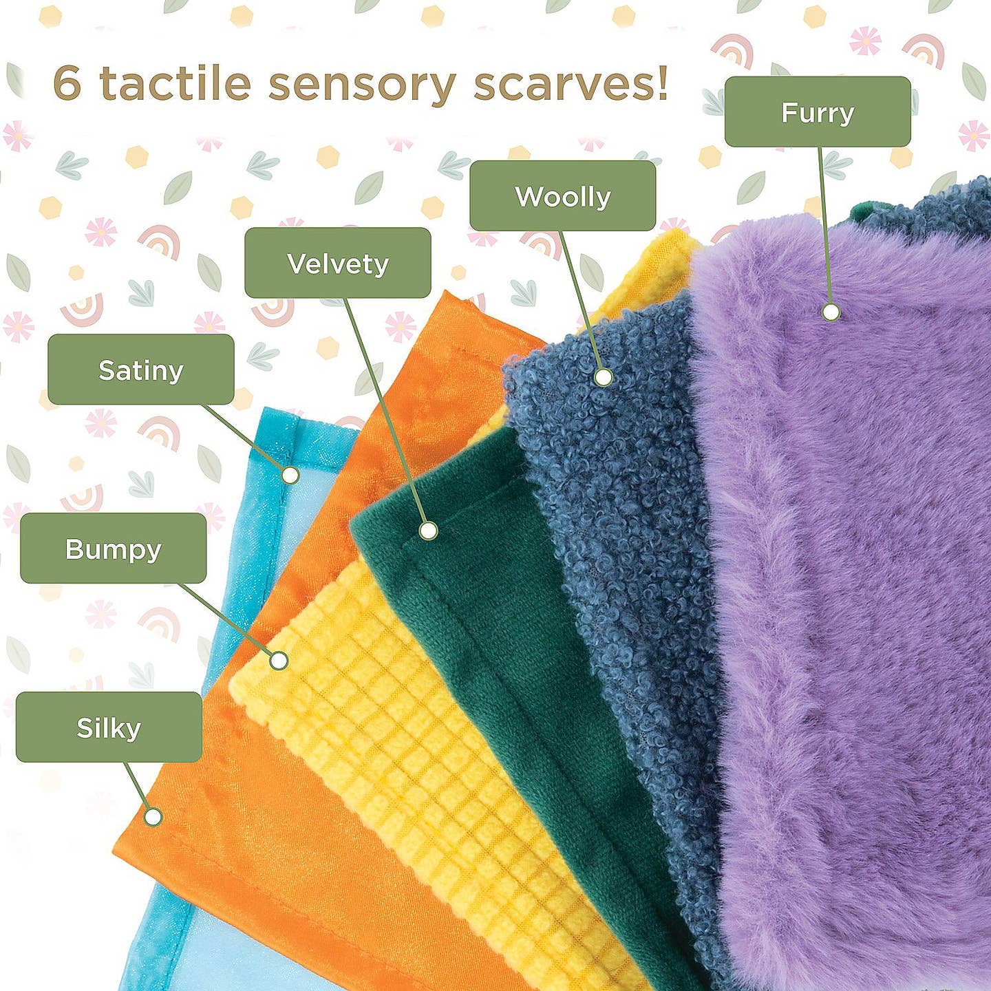 Sensory Sprouts Peek & Pull Baby Tissue Box Toy by Mindware - Image 4