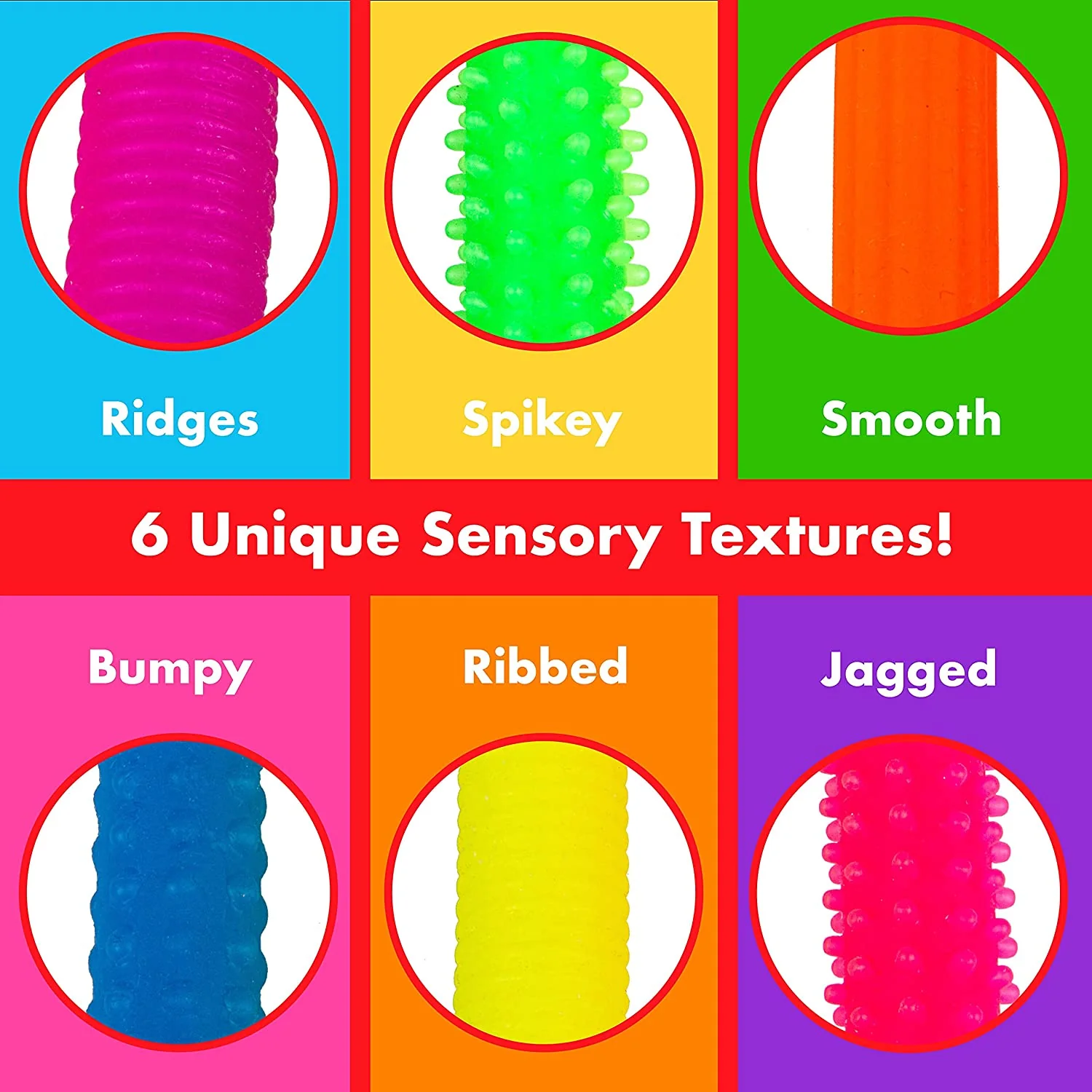 Sensory Textured Stretch Noodles by Be Amazing Toys - Image 4