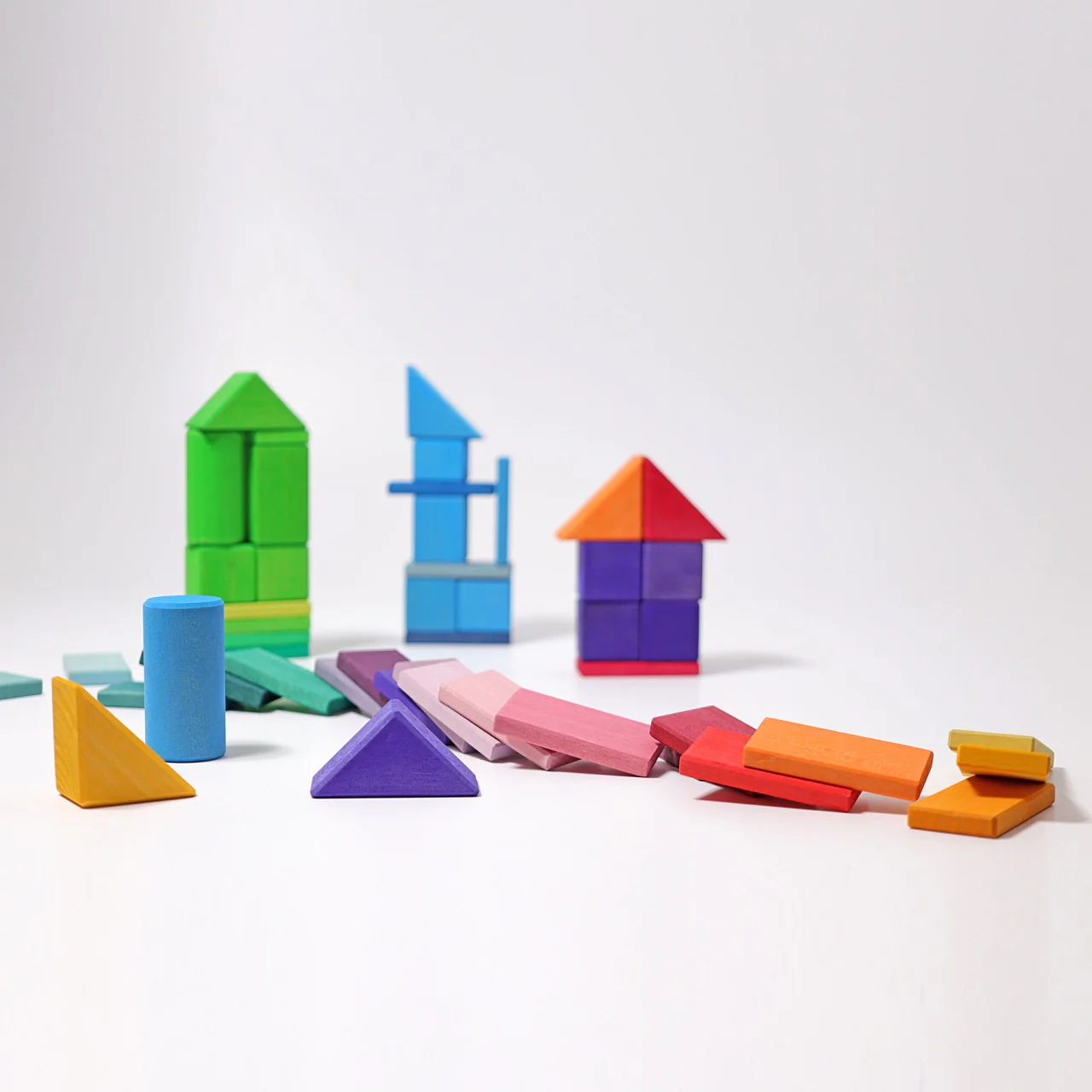 Shapes And Colors Wooden Blocks by Grimm's - Image 10