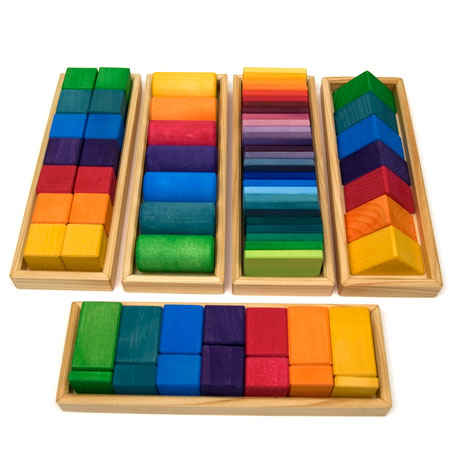 Shapes And Colors Wooden Blocks by Grimm's - Image 12