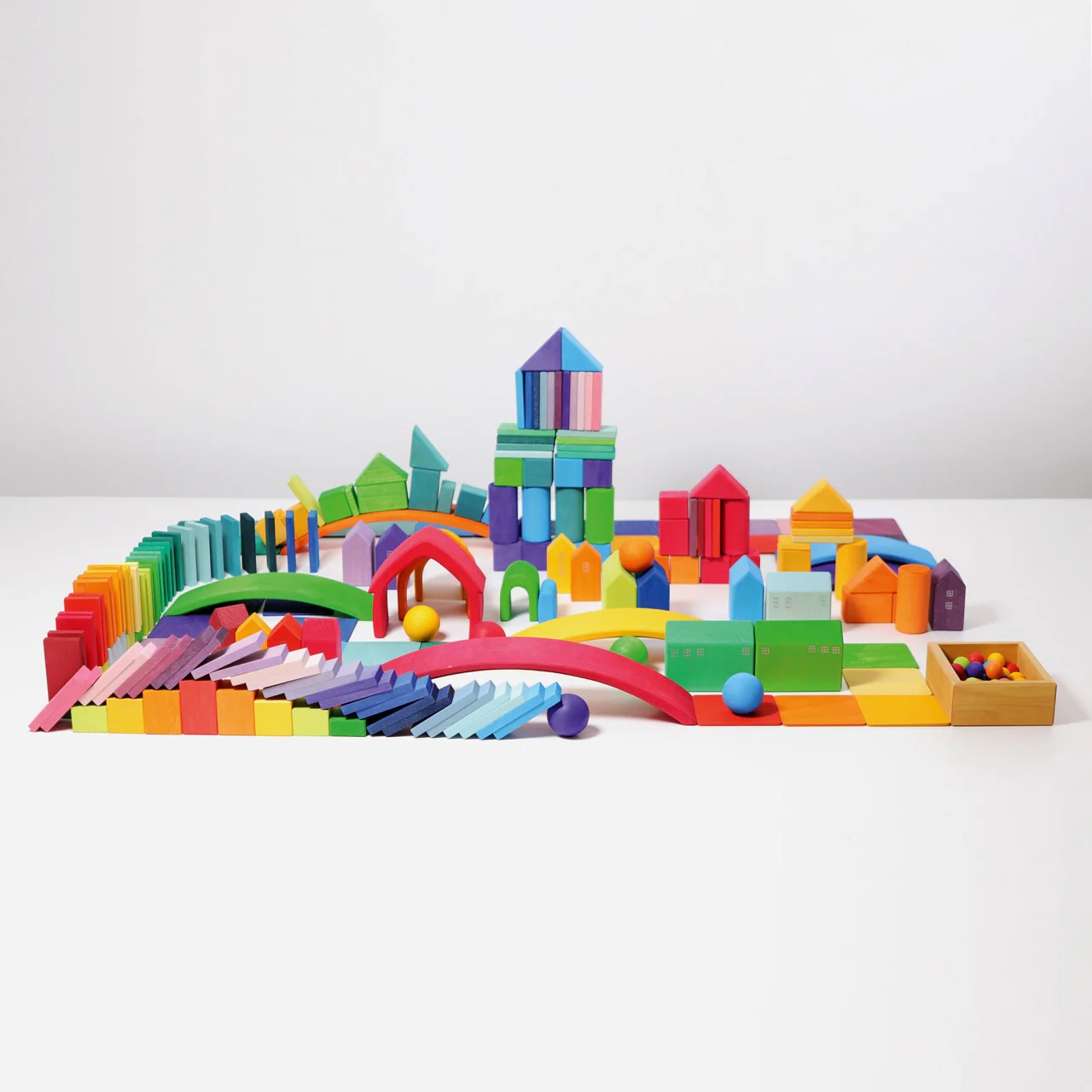 Shapes And Colors Wooden Blocks by Grimm's - Image 13