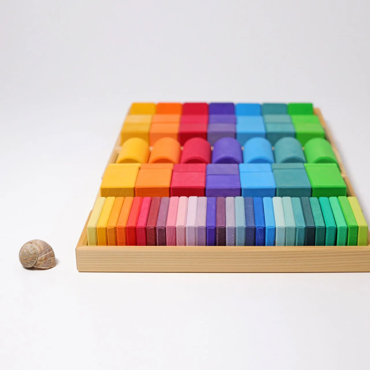 Shapes And Colors Wooden Blocks by Grimm's - Image 3
