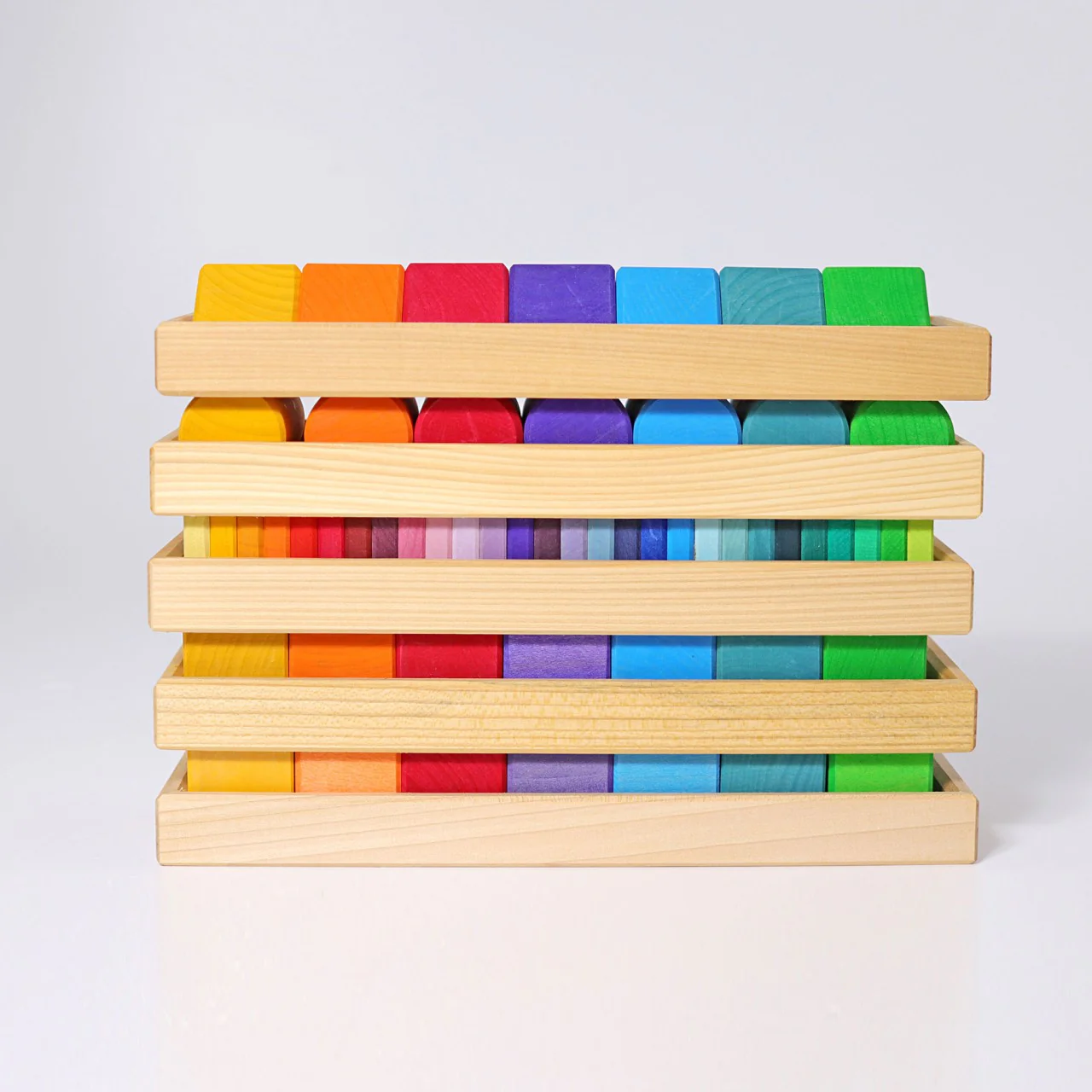 Shapes And Colors Wooden Blocks by Grimm's - Image 5