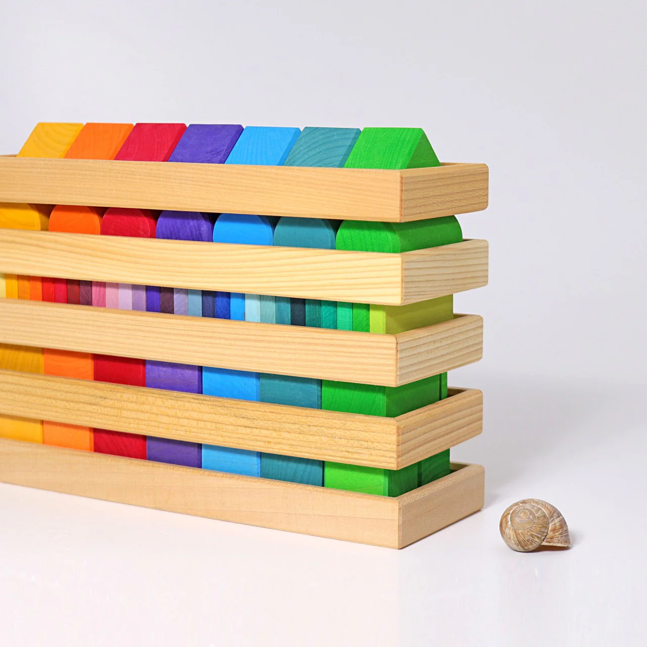 Shapes And Colors Wooden Blocks by Grimm's - Image 6