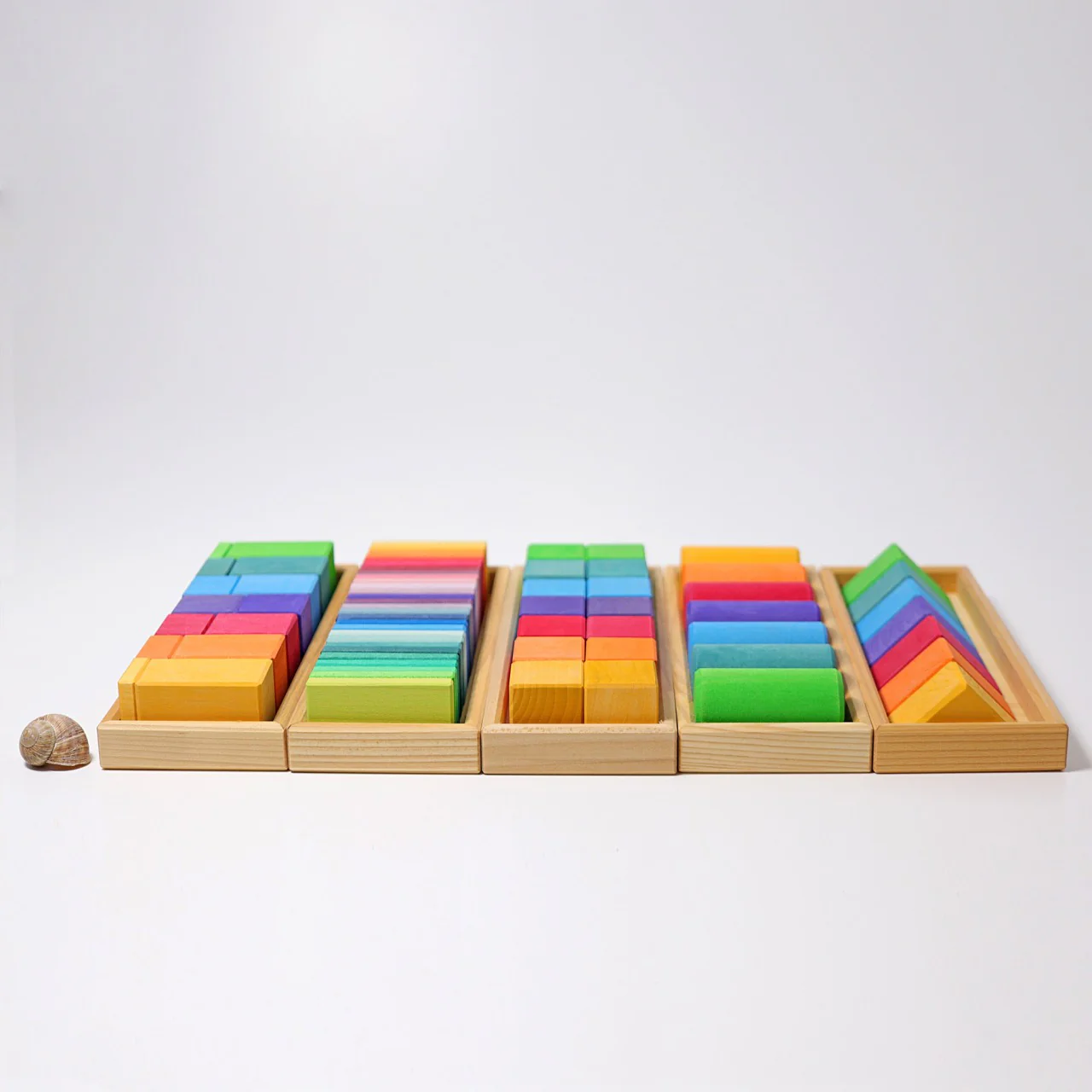 Shapes And Colors Wooden Blocks by Grimm's - Image 7