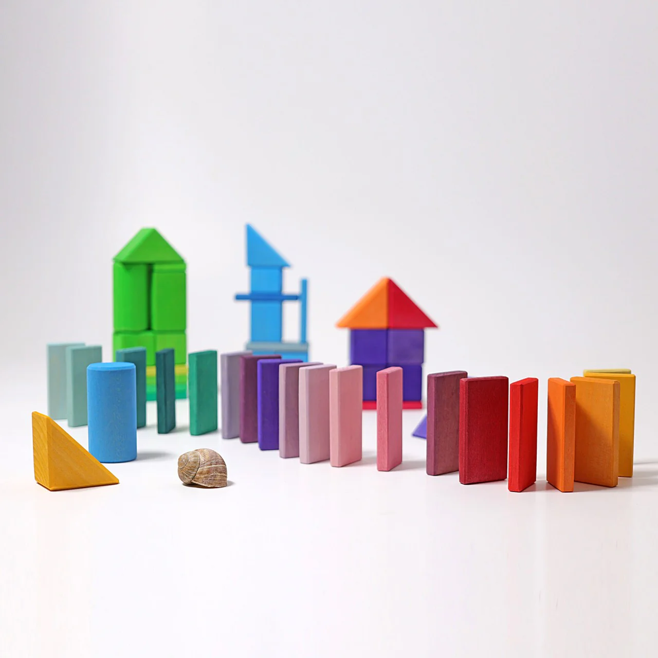 Shapes And Colors Wooden Blocks by Grimm's - Image 9