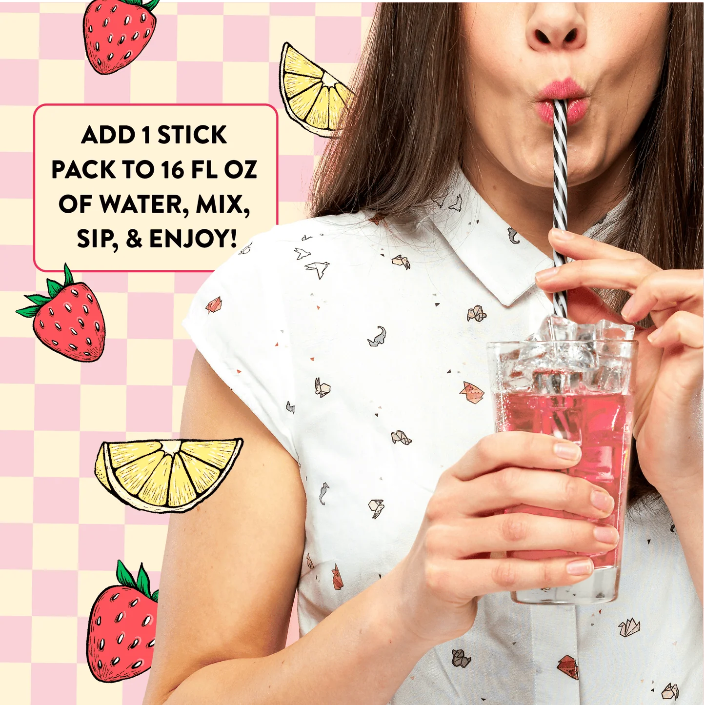 She’s Thirsty Coconut Water Electrolyte Mix - Strawberry Lemonade by Legendairy Milk - Image 2
