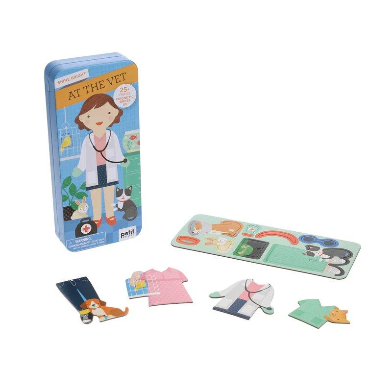 Shine Bright Magnetic Play Set - Veterinarian by Petit Collage - Image 2