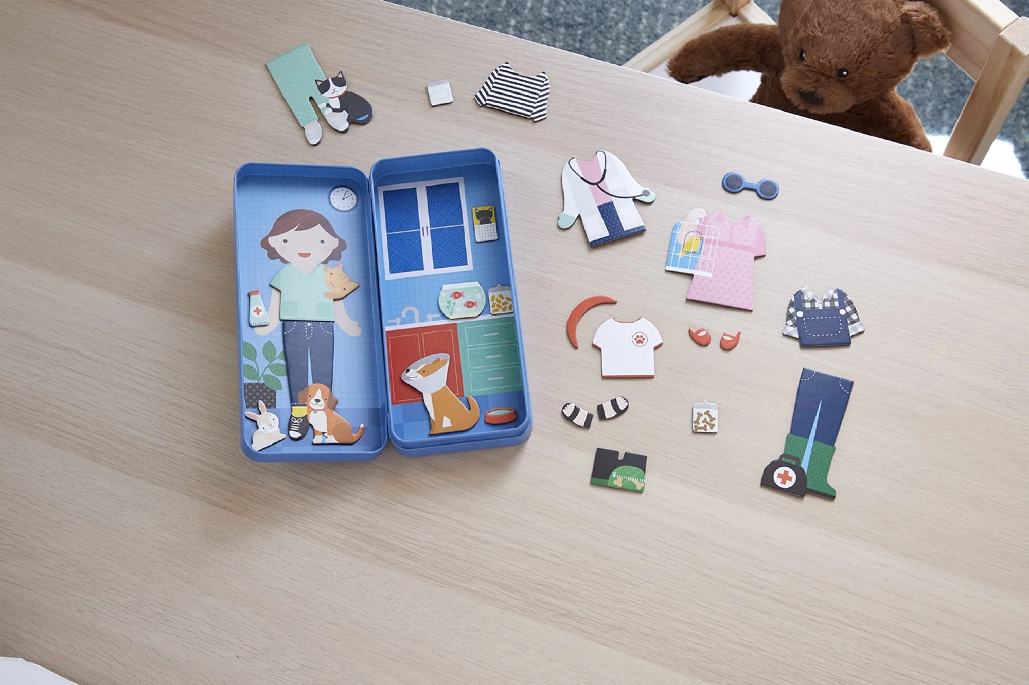 Shine Bright Magnetic Play Set - Veterinarian by Petit Collage - Image 3