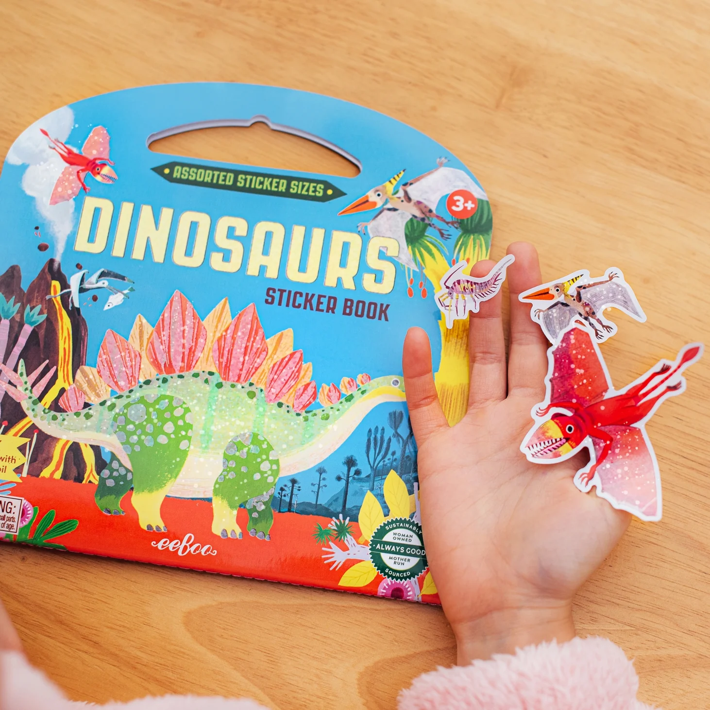 Shiny Stickers - Dinosaurs by Eeboo - Image 3
